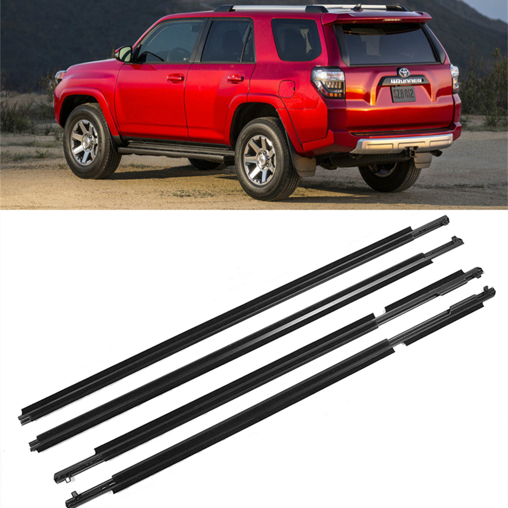 Литье уплотнитель Внешний пояс подходит для Toyota 4runner 2010-2020 OE 75711 75712
