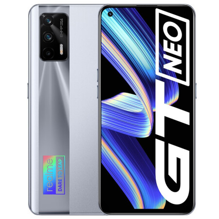 Оригинальный realme GT Neo 5G, мобильный телефон с функцией 128GB 6,43 "120 Гц Super AMOLED dimensity 1200 Octa Core 50 Вт Быстрая зарядка 64MP Wi-Fi 6 NFC