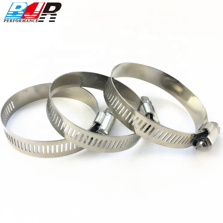BJR Band width 12.7mm Stainless Steel Adjustable American Type Pipe Drive Hose Clamp