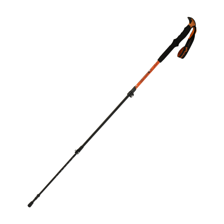 Outdoor Ultralight Carbon Hiking Stick Stretching Foldable Mountain Walking Stick Trekking Pole