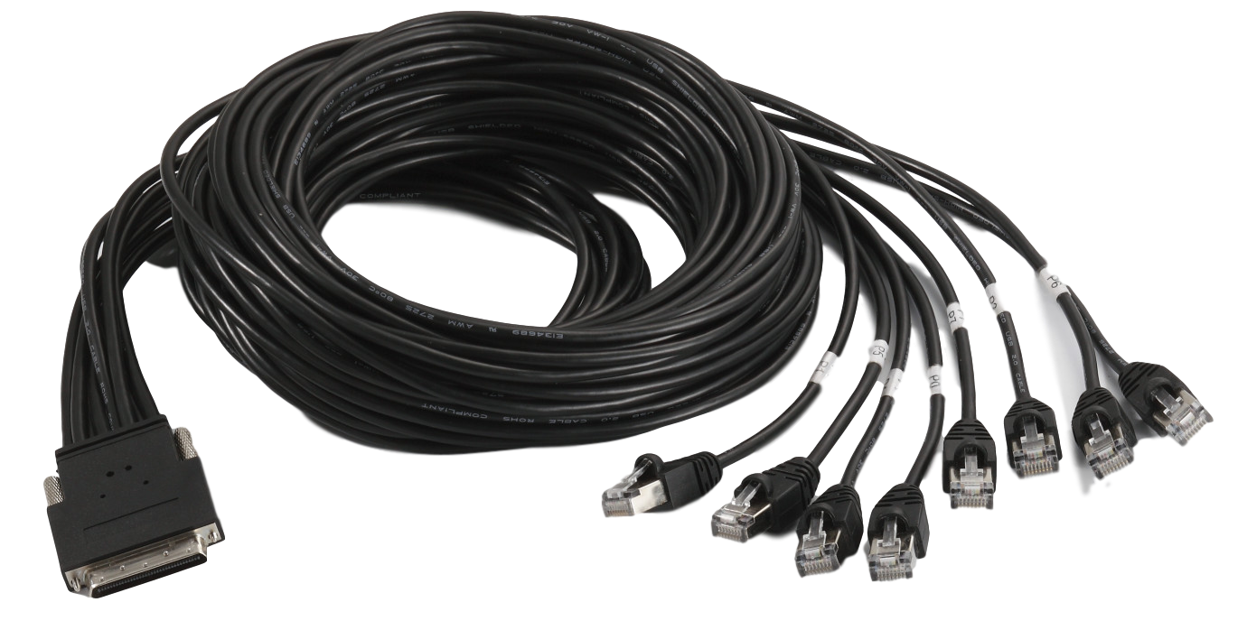 Изготовленный На Заказ vhdci кабели RJ45 Мужской 8 сетевой порт RJ45 для V68 штырькового шнура