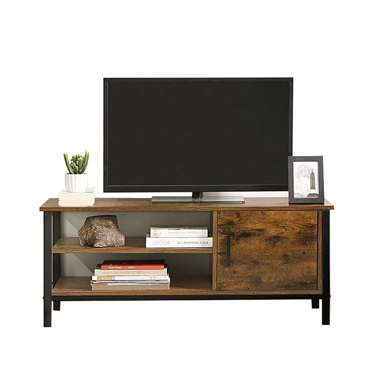 2022 Office Living Room Modern Luxury Wooden Metal Tv Cabinet With Drawer, Most Popular Wooden Tv Table Stand