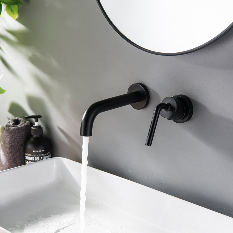 Wholesale Cheap Single Handle Basin Faucet Bulk Basin Single Hole Wall Mount Faucet