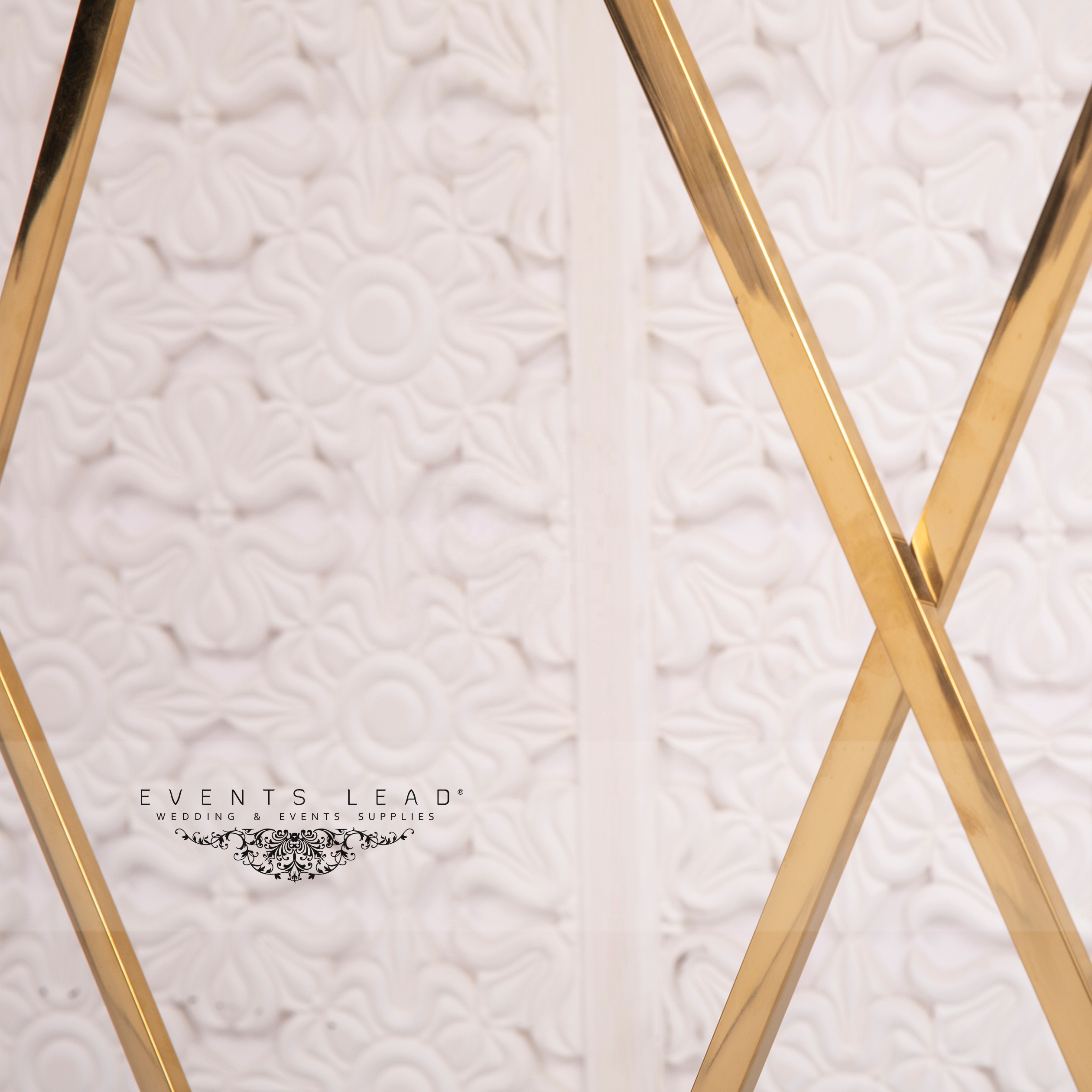 Hot Sale Exquisite Hexagon Gold CALYPSO Wedding Backdrop Panel