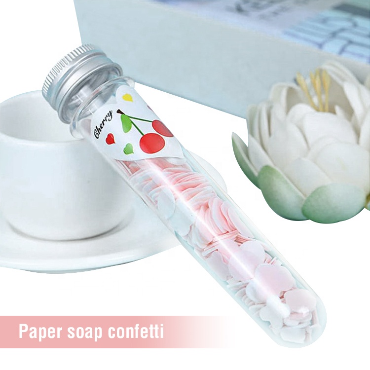 Mini Travel Out Disposable Portable Scented Hand Tube Paper Soap
