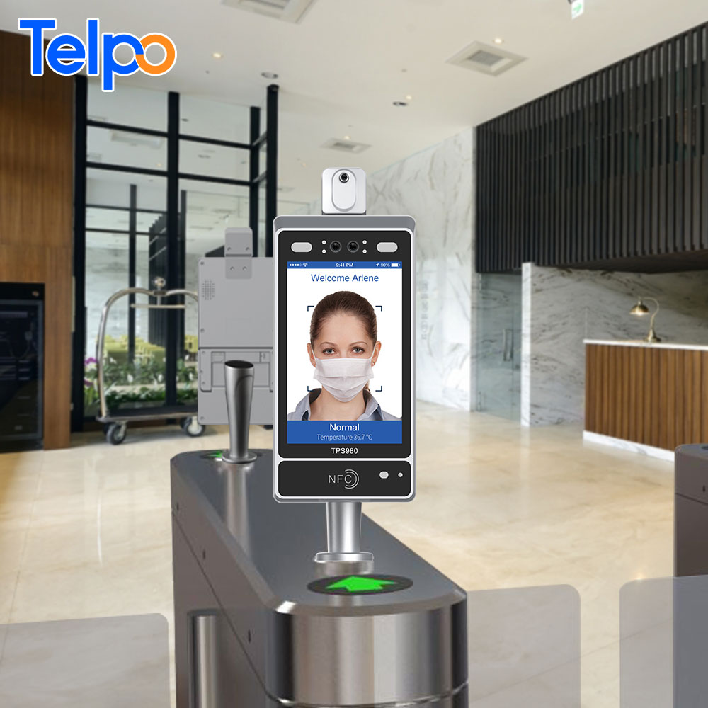 Telpo ID card RFID считыватель распознавание лица биометрическая машина с инфракрасным термометром