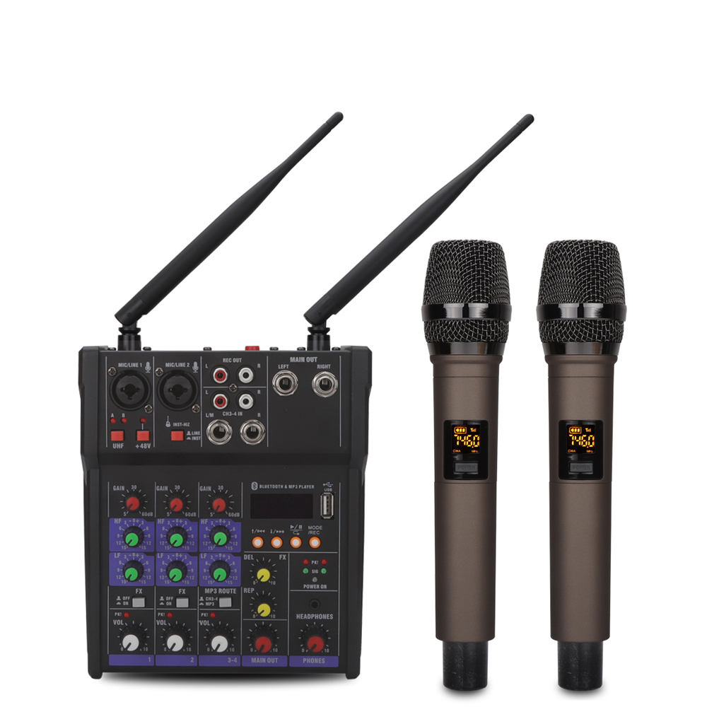 Enping Factory Professional Dj Sound System 4 Channel Digital Audio Mixer