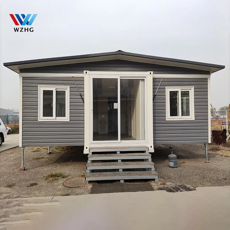 Outdoor building prefab house prefabricated modern casas prefabricadas chinas expandable container storage house