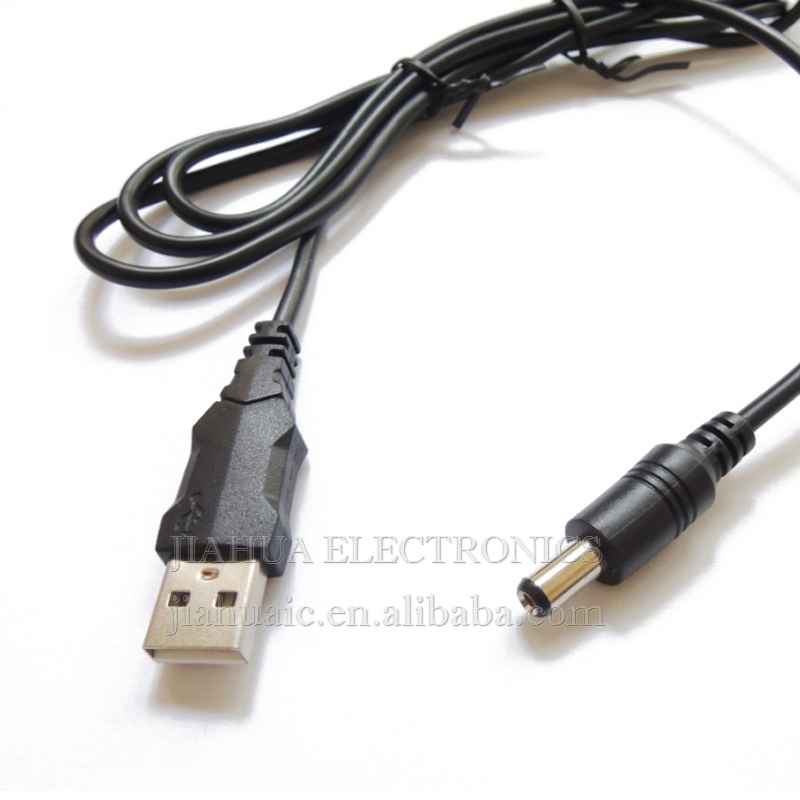 DC5.5X2.1mm сетевой шнур медный USB к DC5.5 постоянного тока Длина 1,5 метров