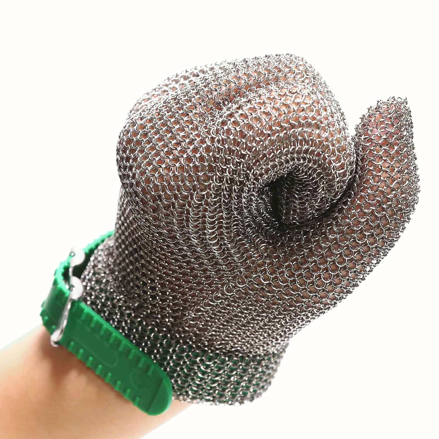 Manufacturer Cut Resistant Metal Chainmail Glove, Food Grade Stainless Steel 316 Hand Protective Glove, Metal Mesh Cutting Glove
