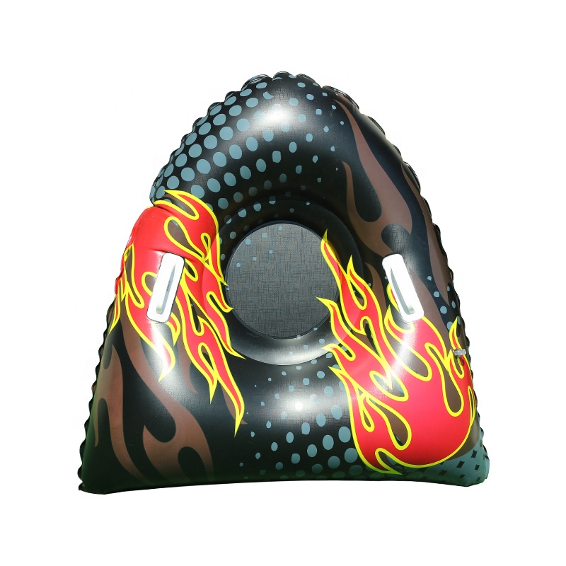 New Design Inflatable Sled For Children Triangle Snow Tube With Handles Suitable For Winter Outdoor Sports