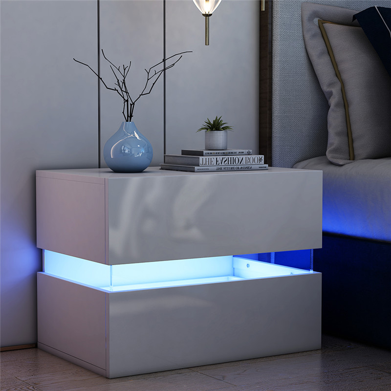 European Bedroom Furniture Nodic Style MDF Side Table Nighstand Bedside Table