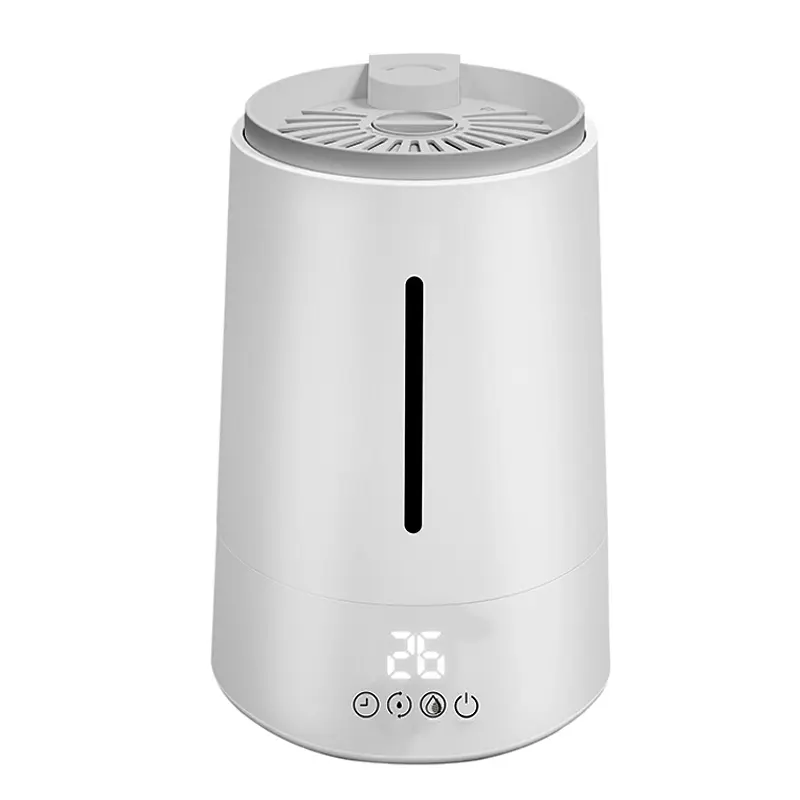 Custom 4L Mist Maker Top Filling Water Injection Led Light Smart Air Purifier Humidifier with Humidistat
