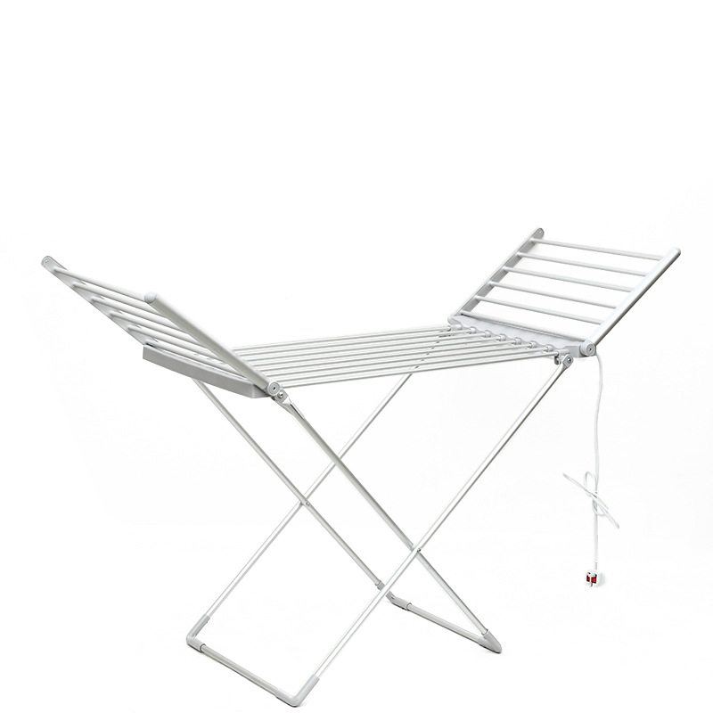 Wholesale floor TYPE X wing style electric dry hanger constant temperature heating folding drying hanger