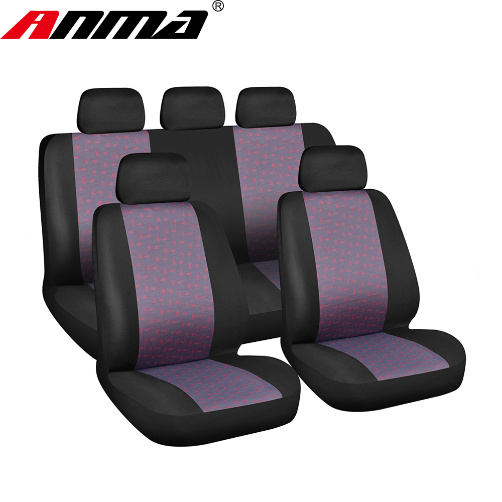 Car interior accessories universal 9pcs car seat covers