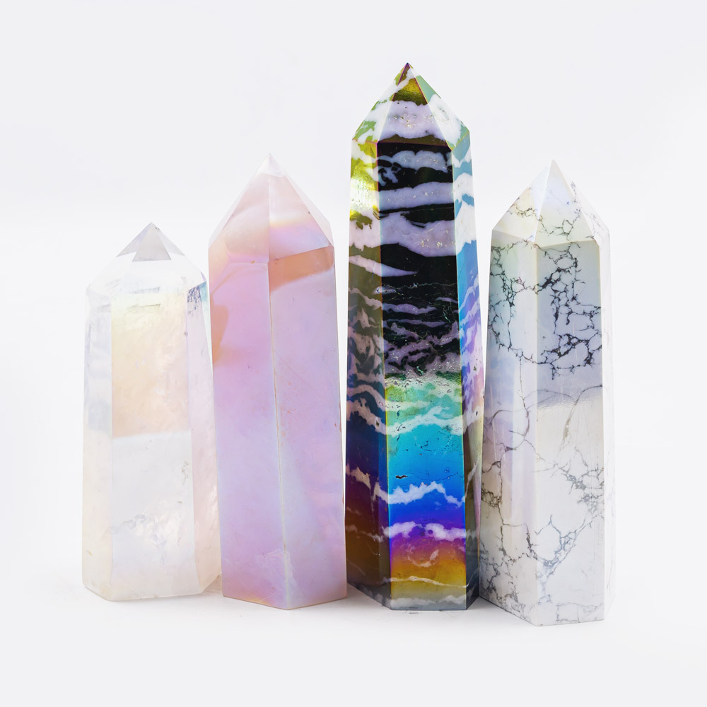 Природный кристалл исцеляющий камень aura crystal tower