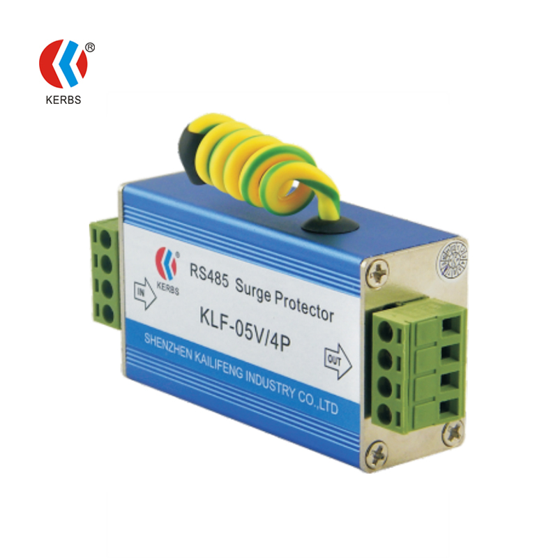 4 Wires RS485 Lightning Protector 12V 24V 48V DC Surge Protector