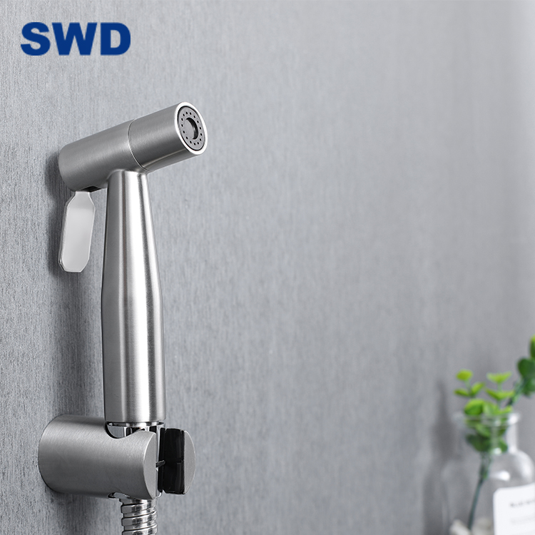 Muslim Toile Bathroom 304 Stainless Steel Faucet Mixer Tap Handheld Bidet Sprayer Handheld Shattaf
