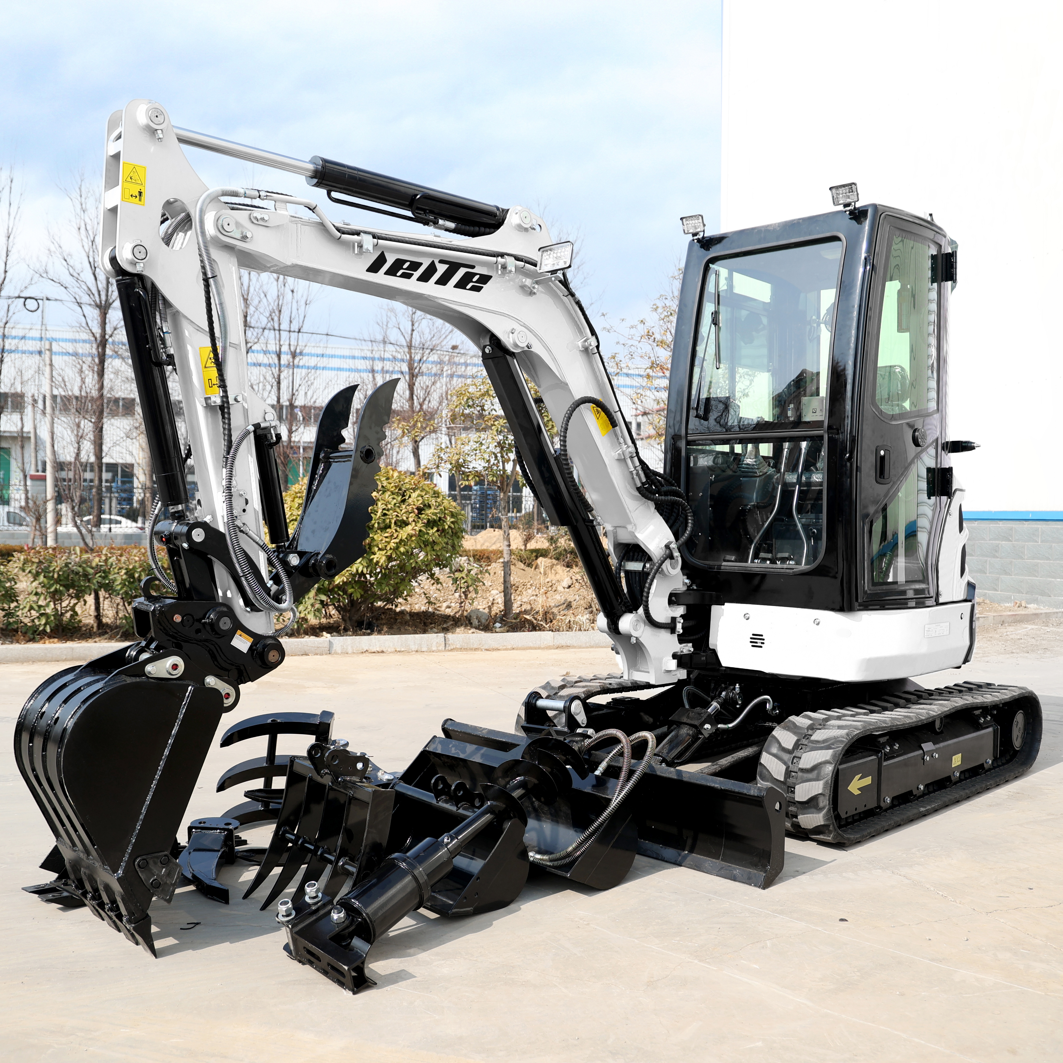 LEITE EPA mini Excavator 3.5 Ton Fast delivery Kubota Engine Crawler Digger Minibagger Farm Used 1 Ton Mini Excavator Machine
