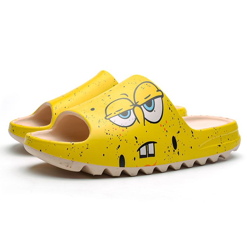 Мягкие Детские пляжные сланцы из ЭВА, тапочки yeezys для мальчиков, сандалии для мальчиков