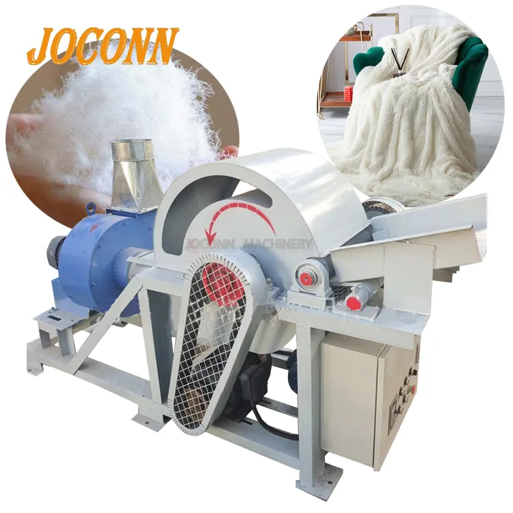 textile waste recycling opening machine/quilt comforter cushion loosening machine/woolen cloth Cotton Yarn fiber making machine