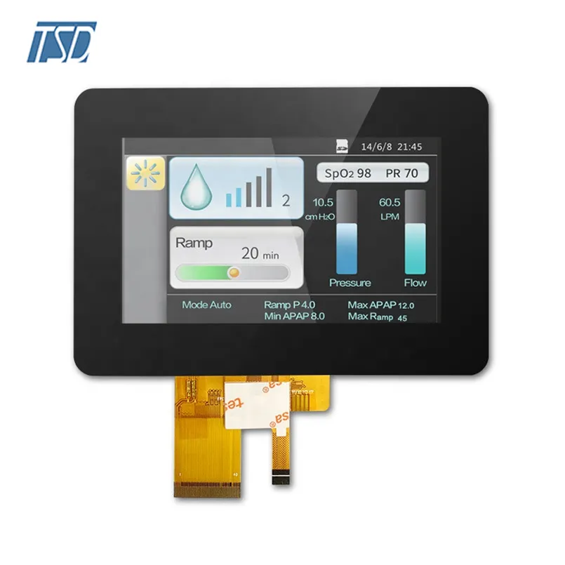 480*272 10 светодиодов 4,3 TFT Lcd емкостный сенсорный экран панель 4,3 дюймов Tft ЖК-дисплей модуль