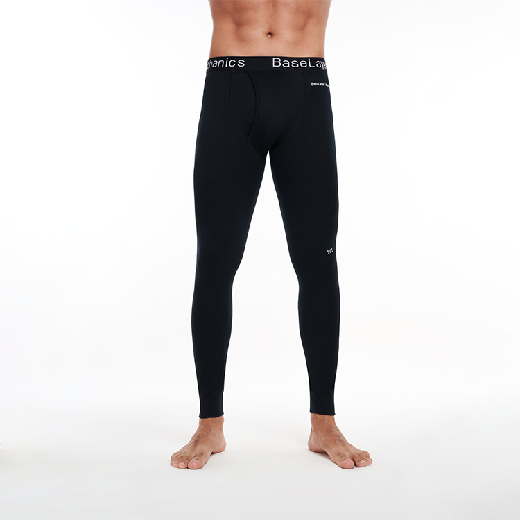 SANQIANG Ready To Ship Low MOQ Black Johns Top And Bottom Thermal 100%Merino Wool Men'S Long Underwear
