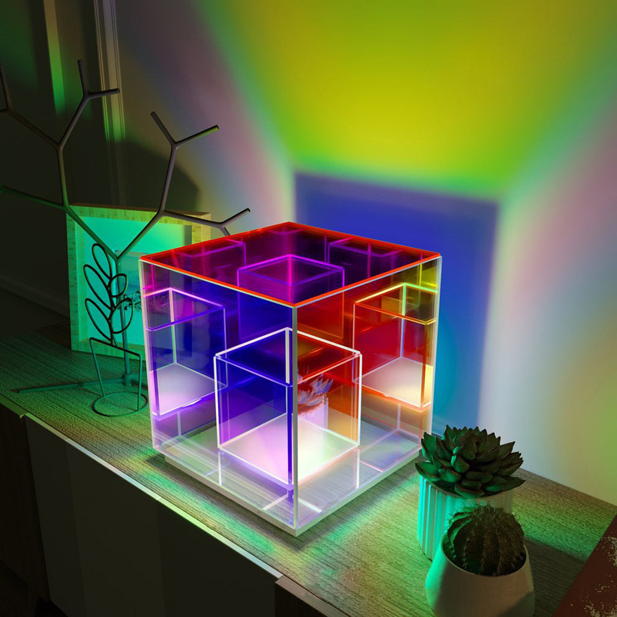 Competitive Price Customization Mood Night Lamp Cube Light Supplier From China