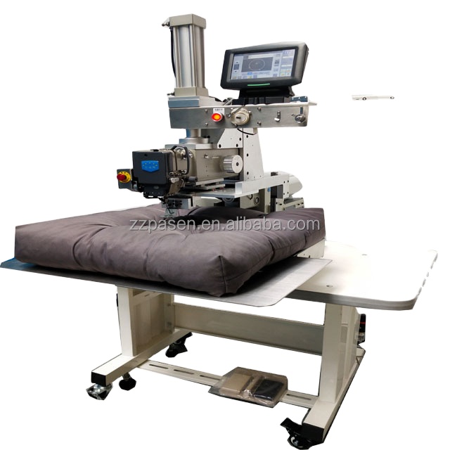 Electronic Cushion tacking sewing machine for pillow cushion dot making machine