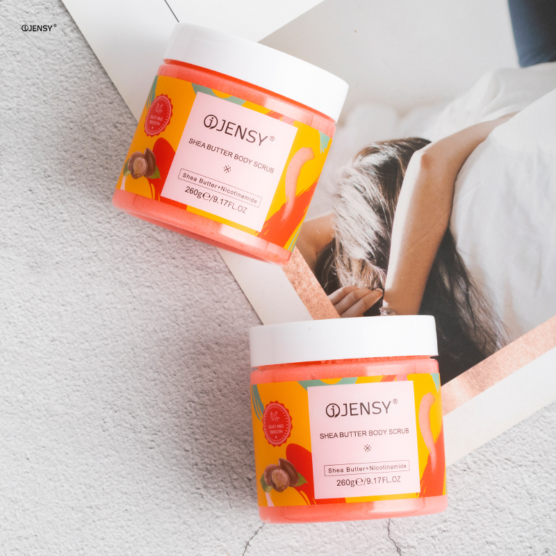 coffee exfoliating private label sugar oem shea butter custom lemon organic wholesale whitening brightening natural body scrub