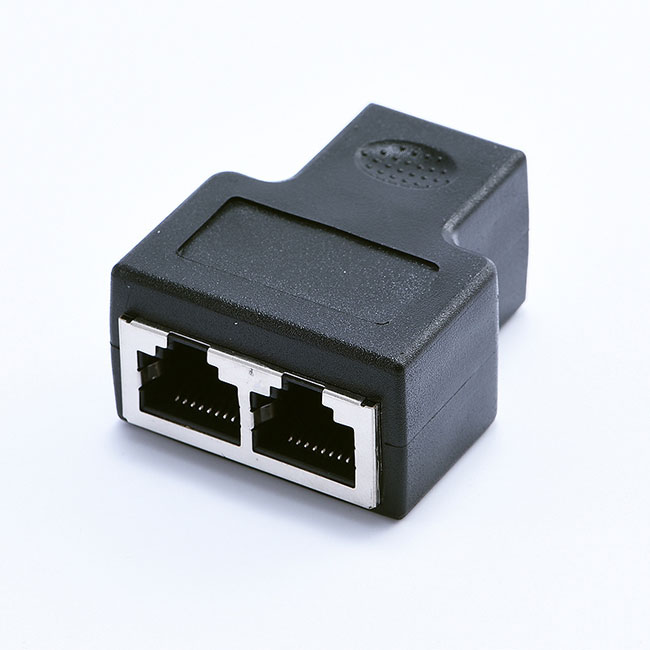 Network Splitter Double Adapter 1 to 2 Dual Female RJ45 Splitter rj45 to rj45 connector cat6