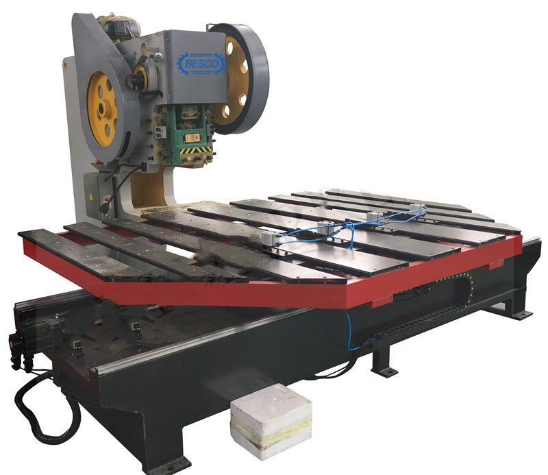 NCF steel sheet feeding with mechanical stamping press for washer circle aluminum cap