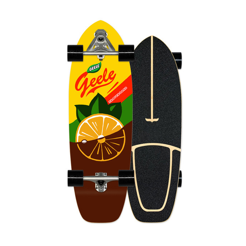 2021 New Skateboard 30 Inch Longboard For Adult Men Women Highly Smooth Surf Land Skateboard Single Kick Carving Skate Board