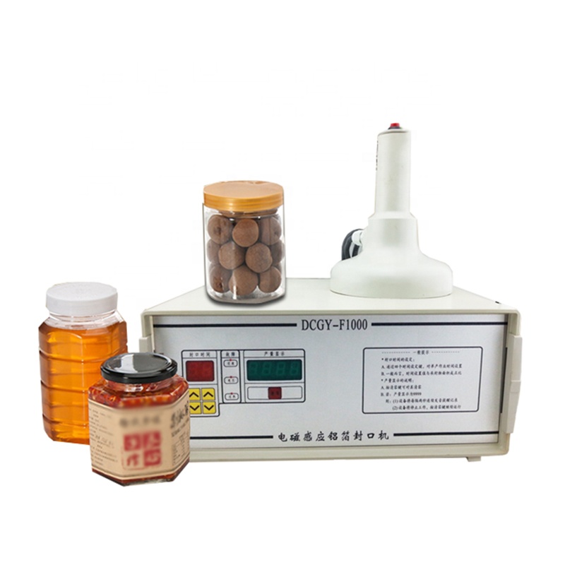 Desktop Automatic Continuous Electromagnetic Induction Plastic Bottle Aluminum Foil Closing Machine/Box Sealer