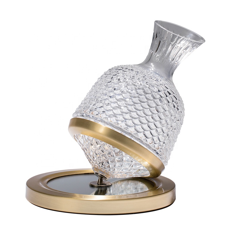 2021 Hotel sets Crafts Creative All copper crystal decanter For Wine sets able Decoration