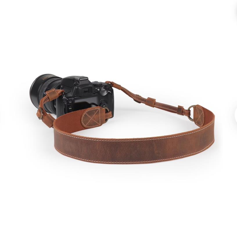 Genuine Leather Camera Shoulder Neck Strap cow leather camera strap