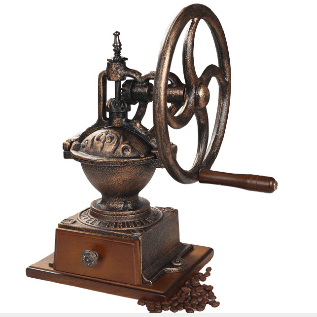 Hand-shake Coffee Beans Grinding Machine Adjustable Scale 20g Capacity Double Bearing 11 Gear Grind Arenaceous Hand Bean Grinder