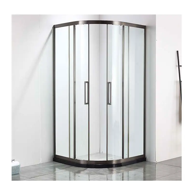 Half Round Custom Frames Glass Doors Neo Angle Sliding Shower Room Door Enclosure