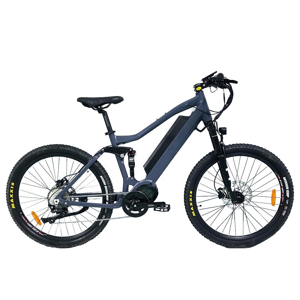 Электрический велосипед BAFANG ULTRA M620 со средним приводом и полной подвеской, Электрический горный велосипед 1000 Вт