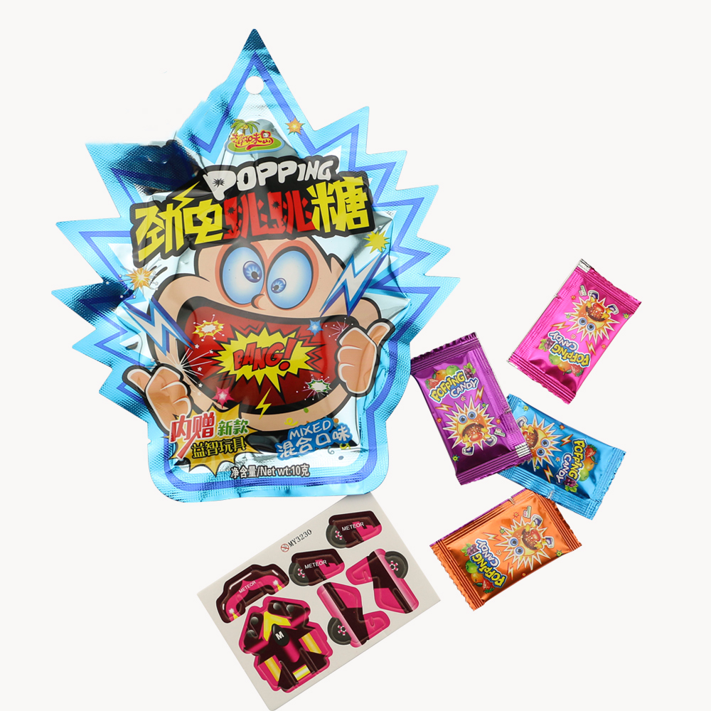 Hot selling new fruit-flavored popping candy children favorite