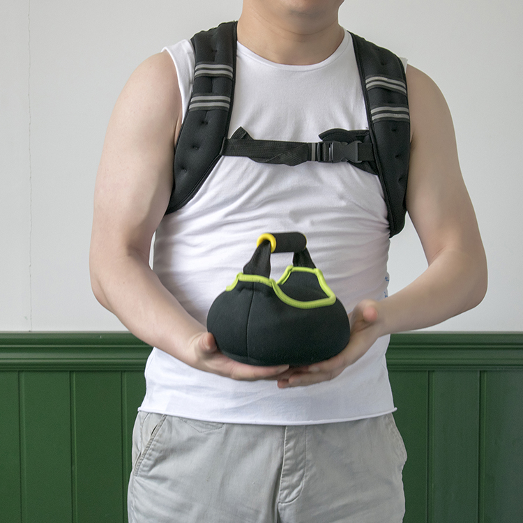 TOPKO Hot selling outdoor sports workout 22lbs gym vest neoprene weight vest