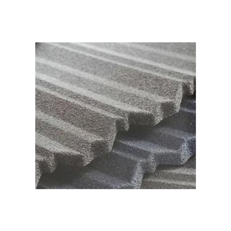 0.50mm types of stone coated roof tile steel roof sheet gray aluminium classic roof tile