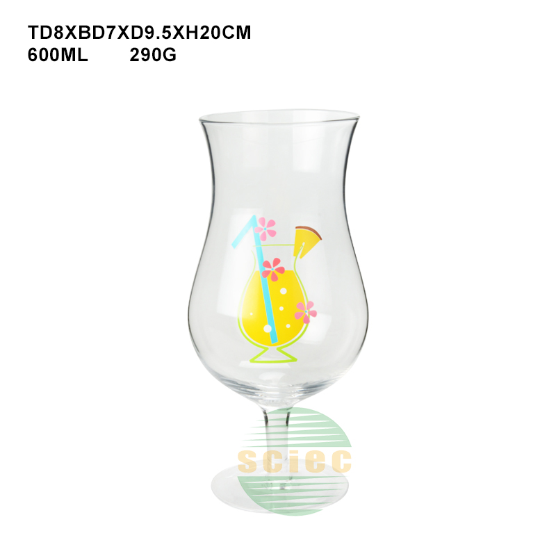 20oz Custom luxurious champagne cocktail glass with logo