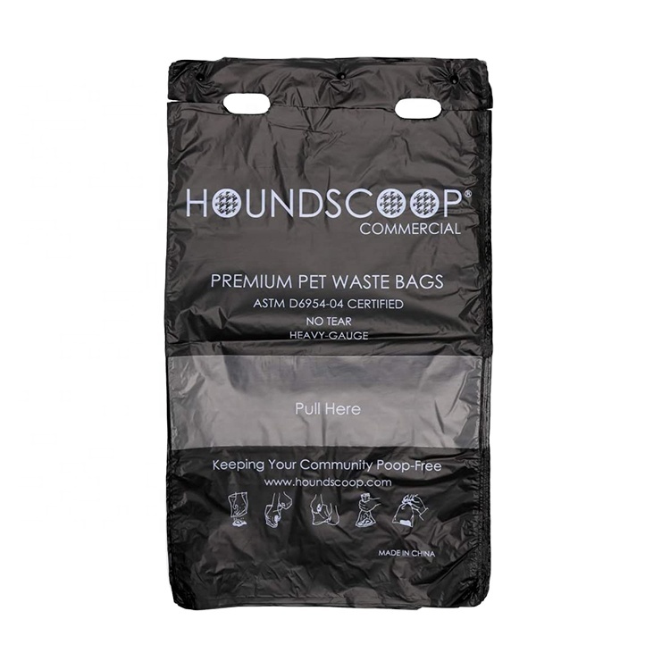 calendar style 3200 Pull-Strap Header Pet Waste Bags for Poop Station Dispensers