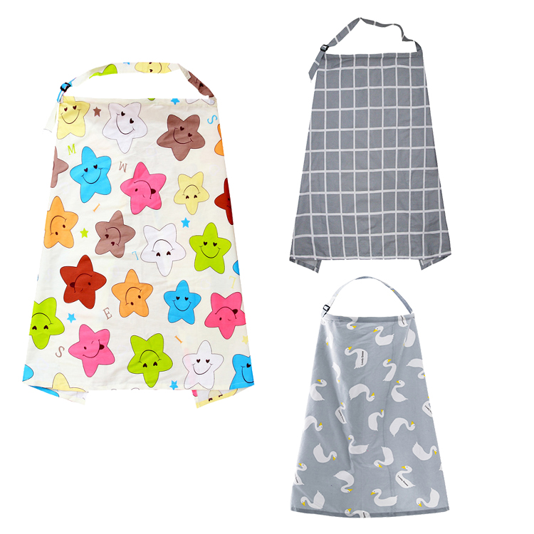 Famicheer BSCI custom cotton nursing cover nursing scarf breastfeeding cover