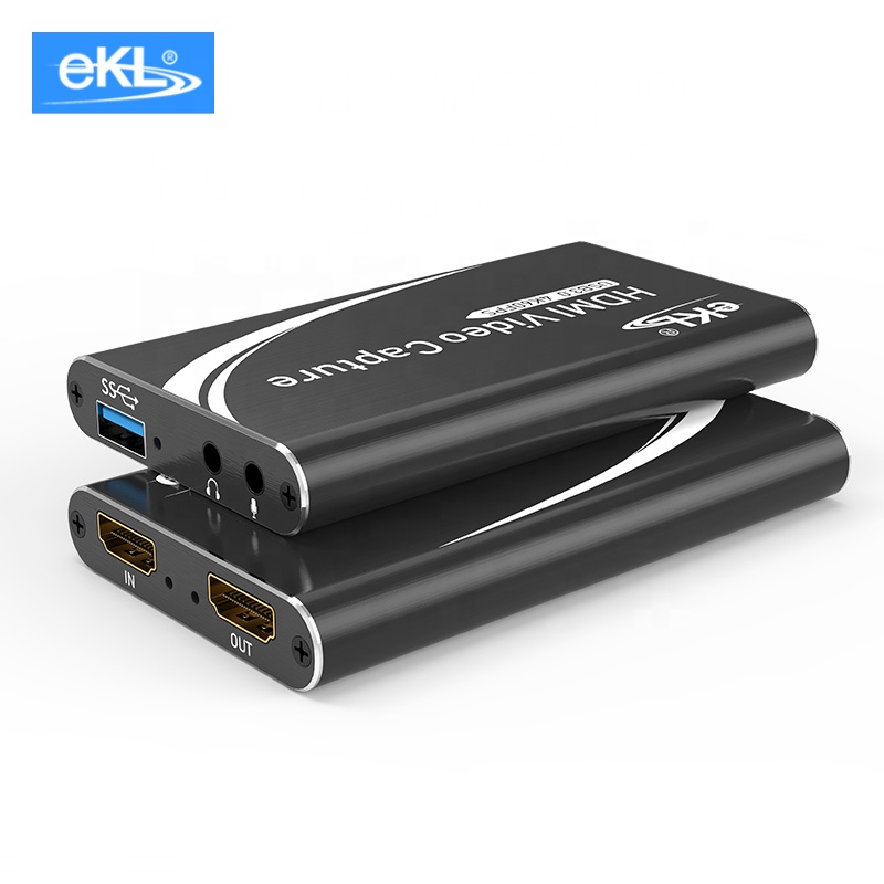 EKL USB 3,0 4K @ 60Hz HDMI видео Захват PS4/переключатель игры Запись в реальном времени HD