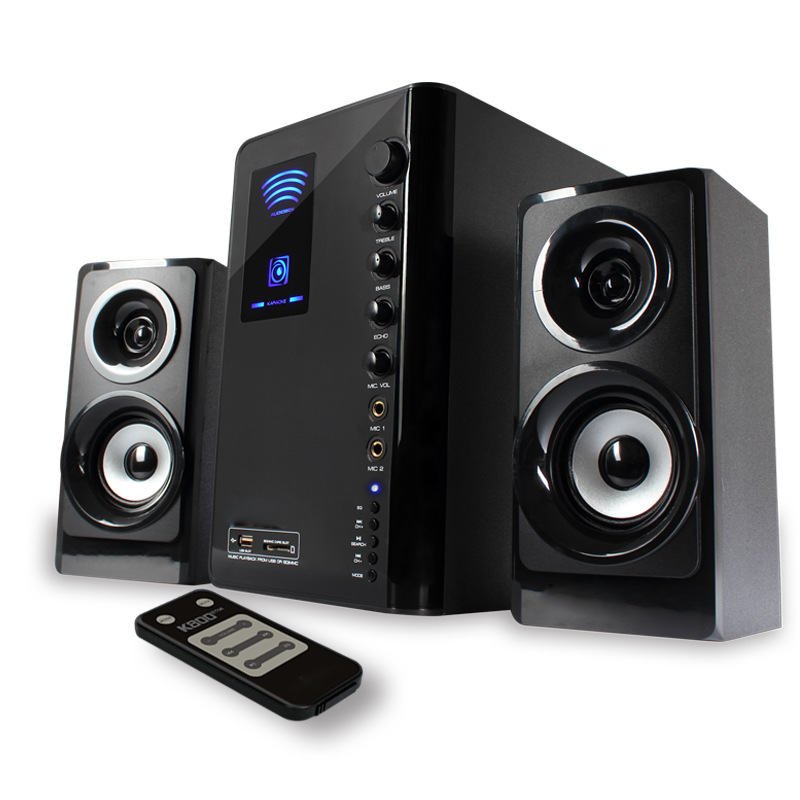 Оптовая цена на заказ 2,1 Мультимедиа USB SD hifi домашний кинотеатр аудио система объемный звук динамик