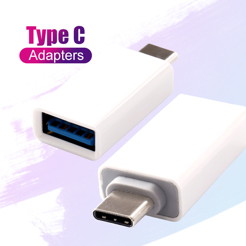 Type C OTG Cable Adapter Data Cabo USB-C Male to USB 3.0 A Female OTG cable adapter ABS material USB adapter