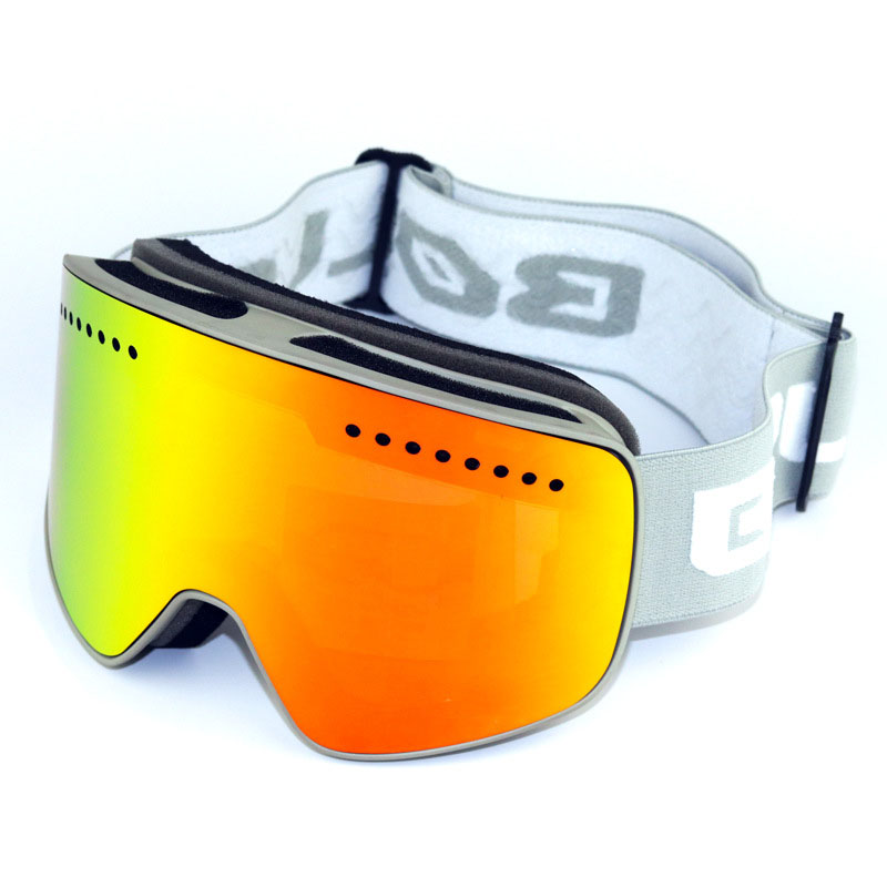Wholesale Interchangeable Lens UV Protection Snow Goggles Ski Glasses for Men and Women