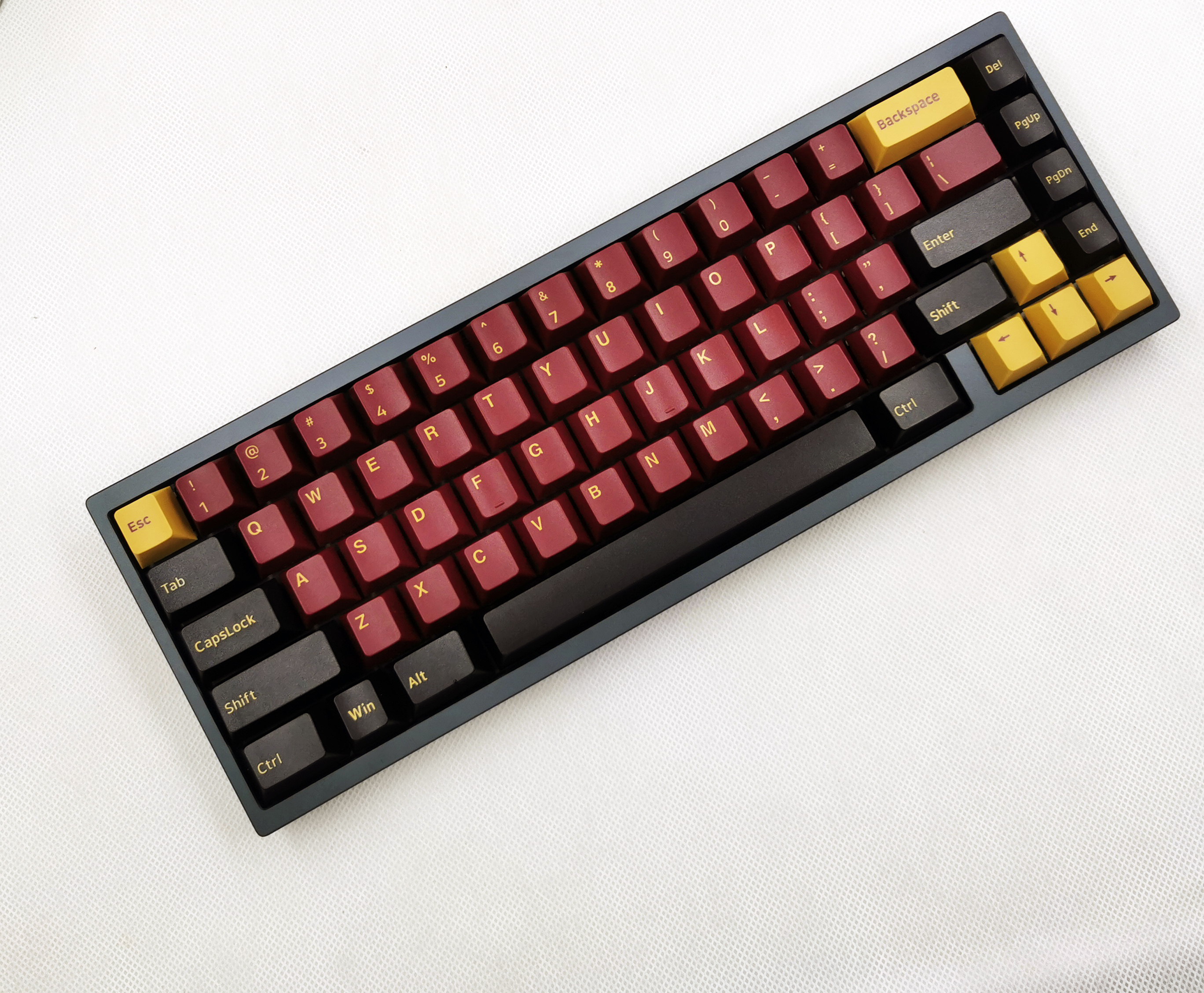 Механическая игровая клавиатура из нового материала Tecsee для самостоятельной сборки, 66 /87/104/клавиши, линейная или тактильная клавиатура для геймеров